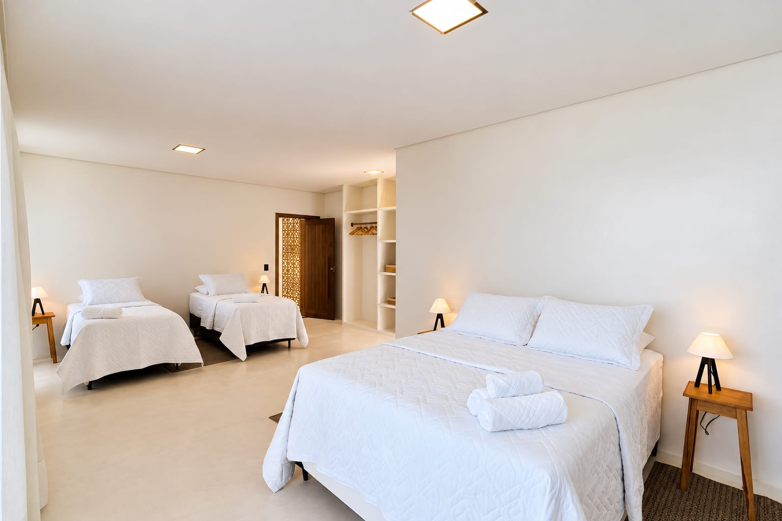 Comfort Brisa: cama de casal e camas de solteiro