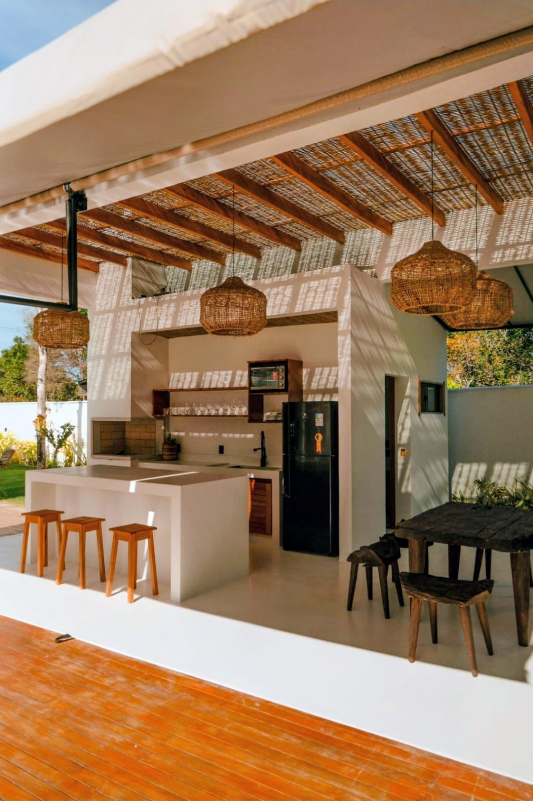 Cozinha gourmet externa